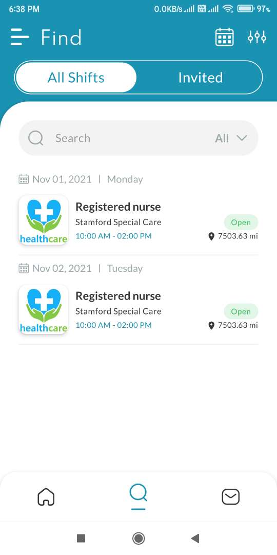 nurse hiring app